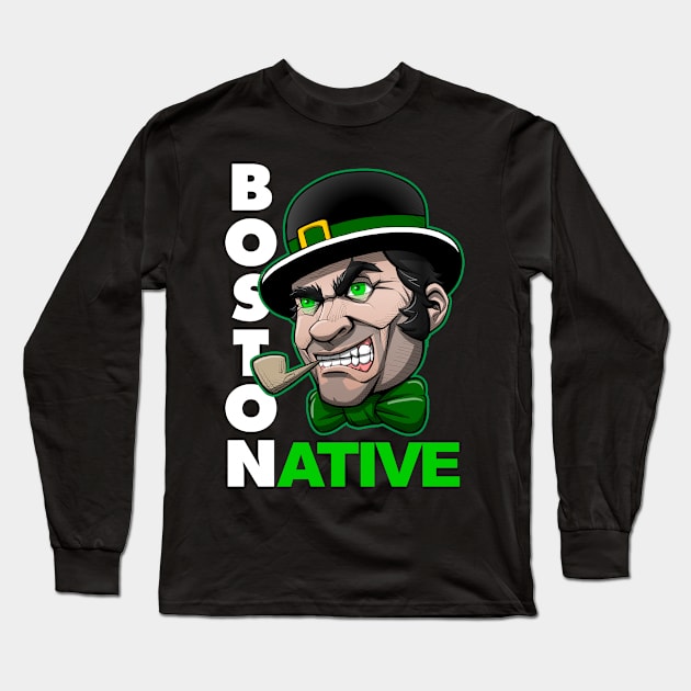 Boston Native Long Sleeve T-Shirt by Canache Shop